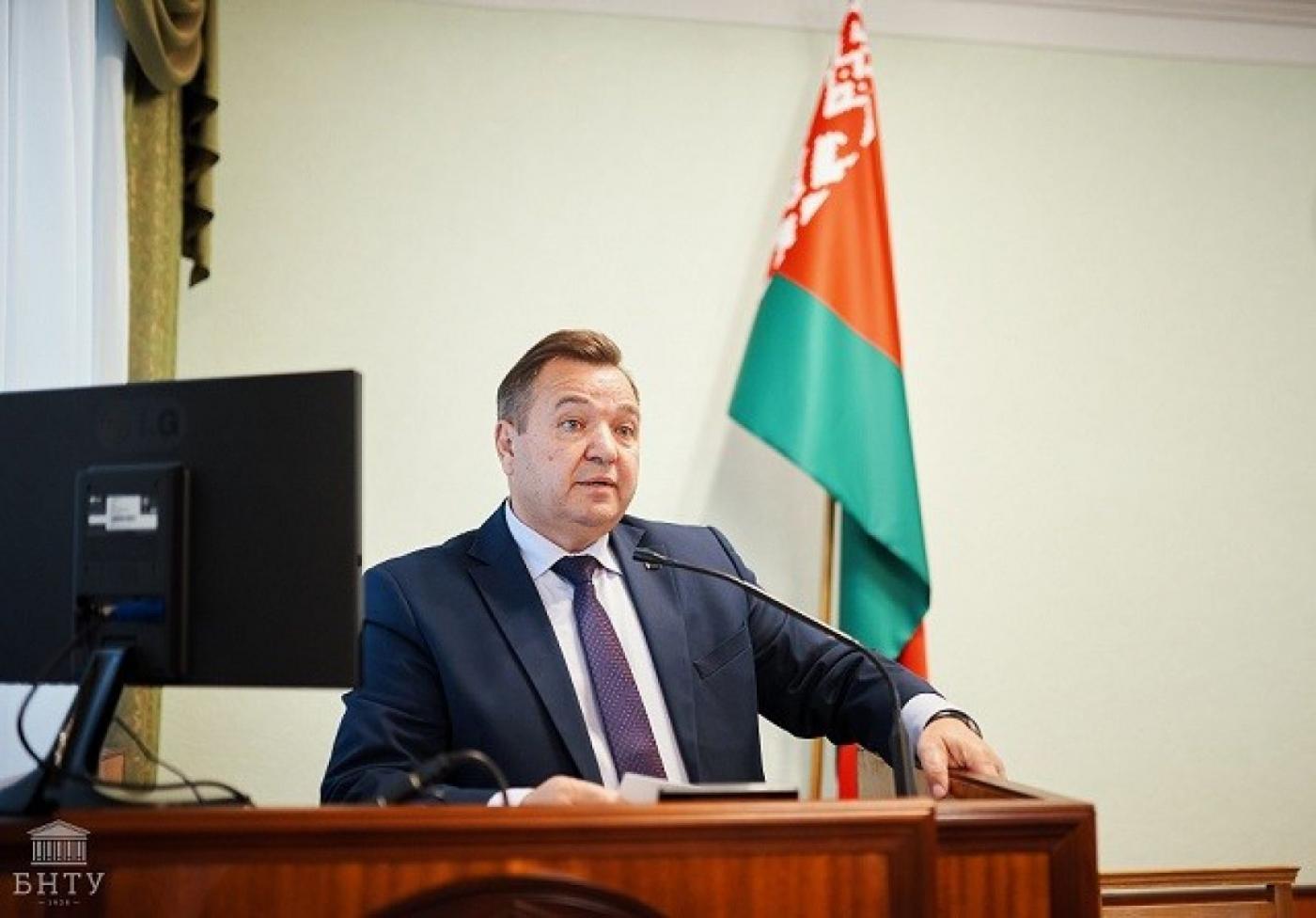 Глава природоохранного ведомства в рамках единого дня информирования встретился со студентами и преподавателями БНТУ